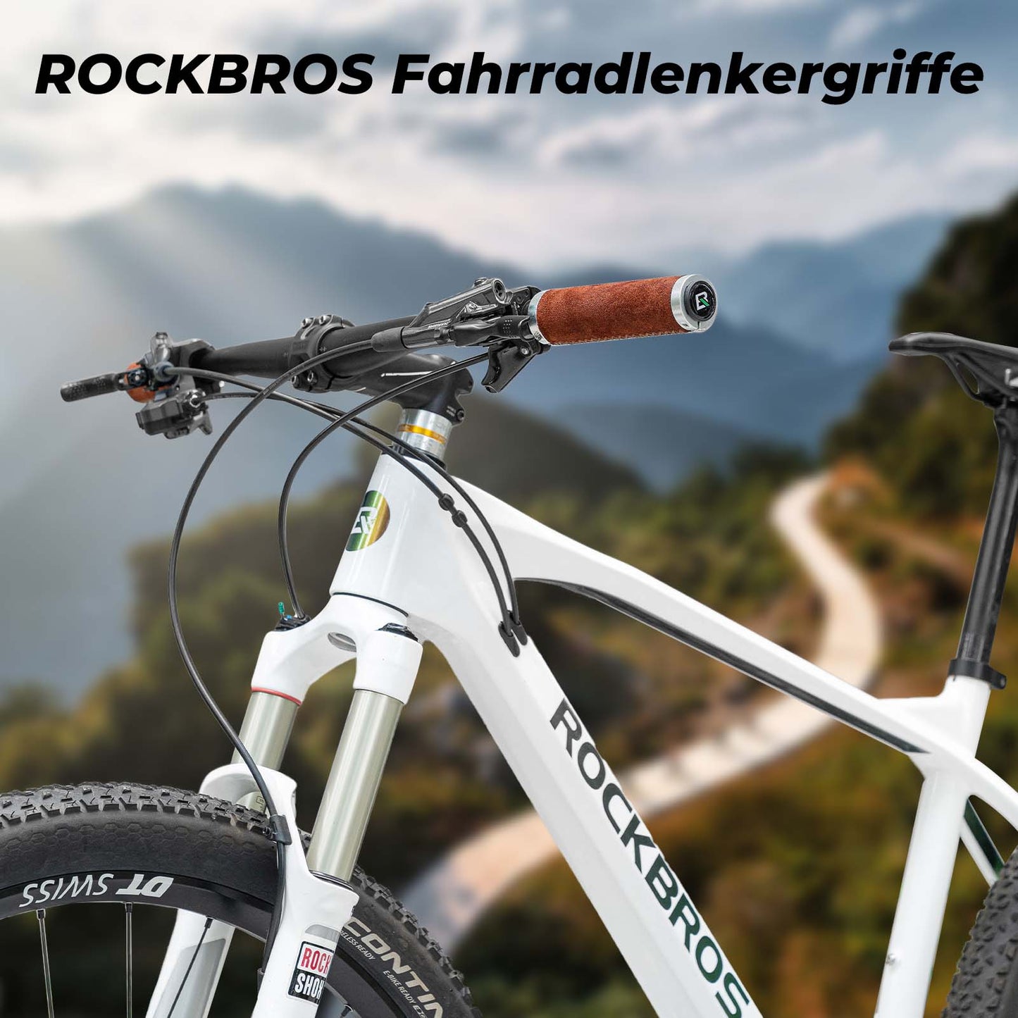 Puños MTB Puños ergonómicos para manillar antideslizantes para ROCKBROS de 22 mm