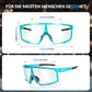 Gafas de ciclismo fotocromáticas HD para actividades al aire libre, azules, ROCKBROS