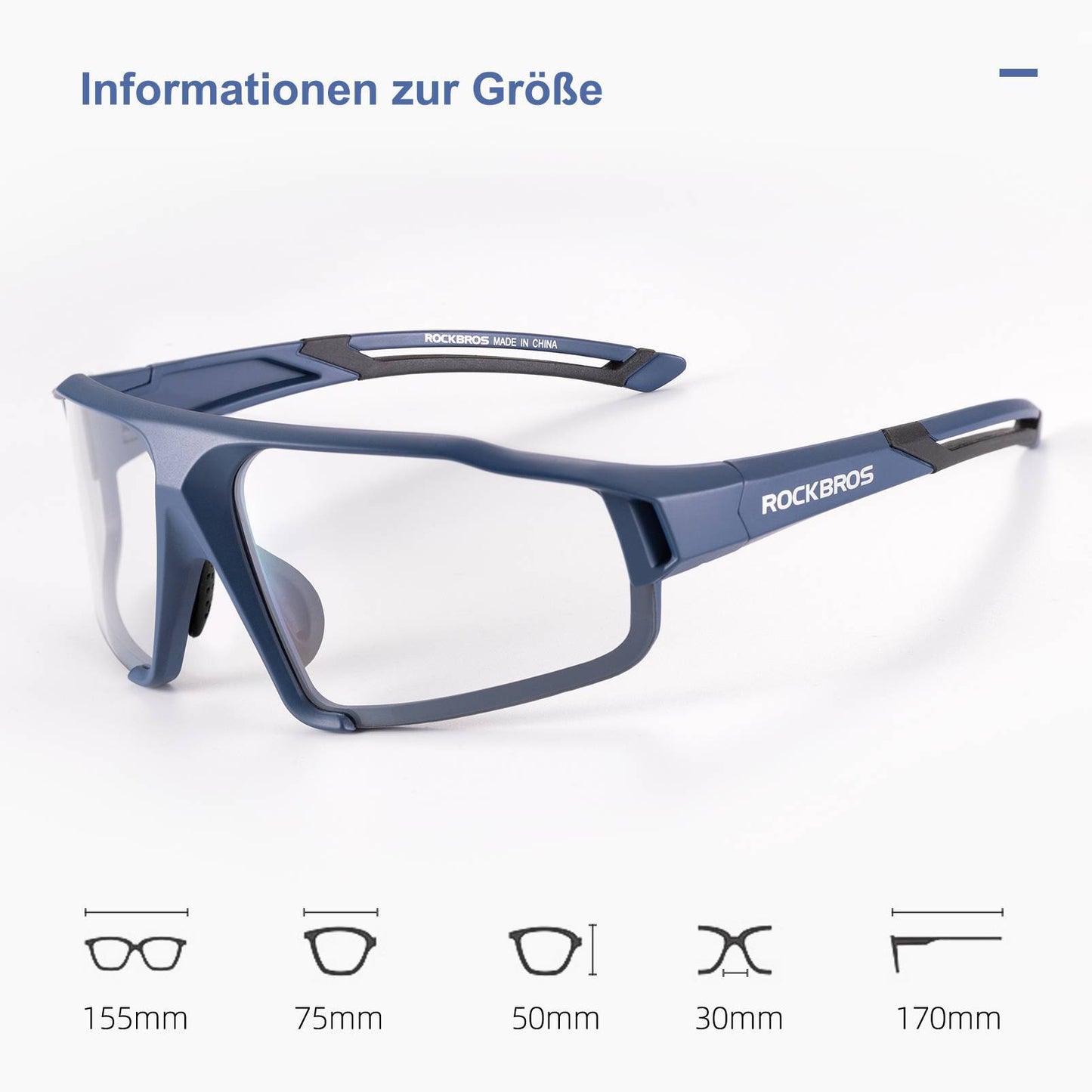 Gafas de sol fotocromáticas para actividades al aire libre, unisex, ROCKBROS