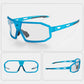 Gafas de sol fotocromáticas protección UV400 gafas de ciclismo unisex azules ROCKBROS