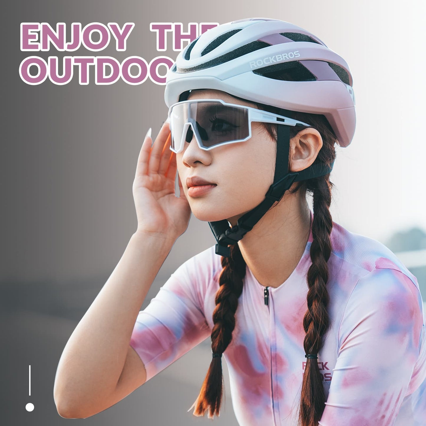 Gafas de sol polarizadas para ciclismo, gafas de sol deportivas para deportes al aire libre, ROCKBROS