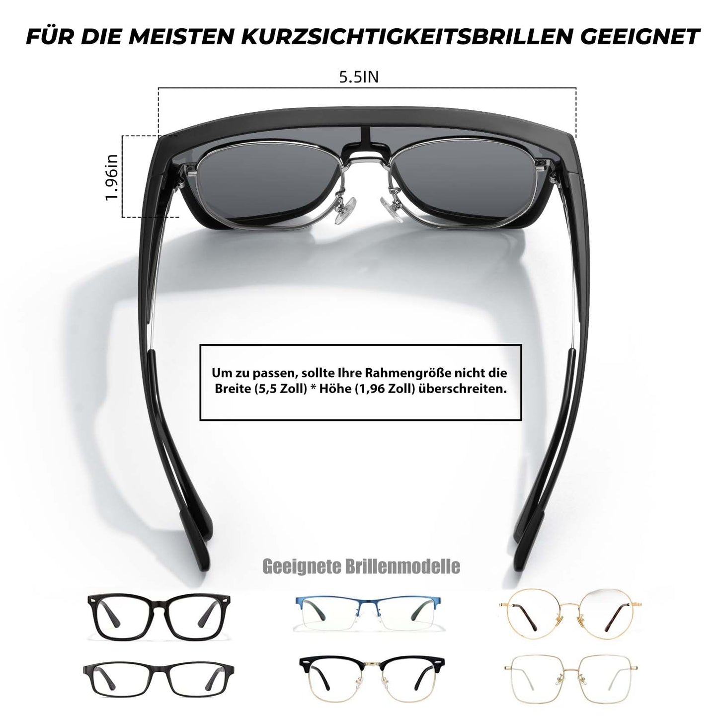 Gafas de ciclismo polarizadas, gafas de visión corta, gafas protectoras, gafas deportivas unisex, ROCKBROS