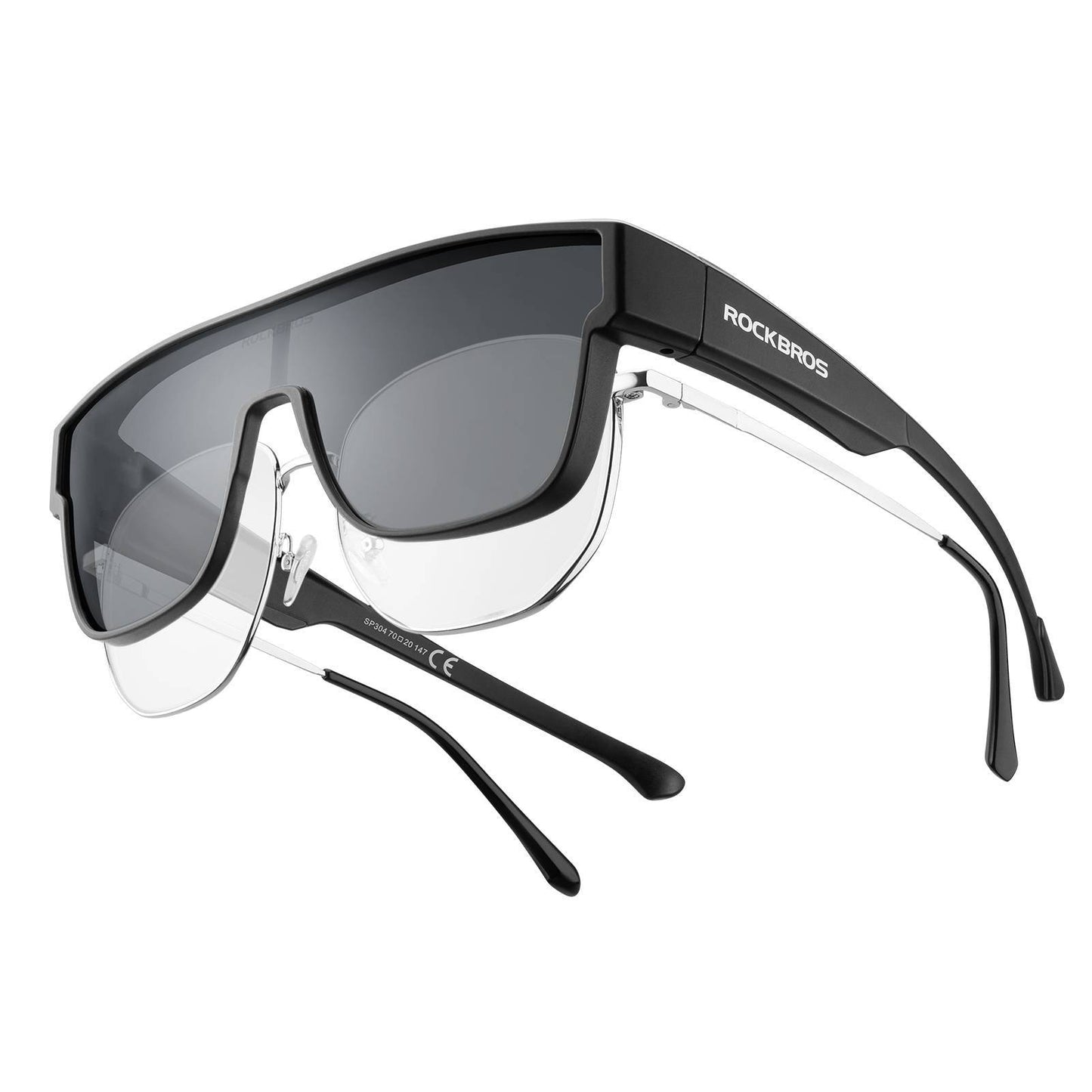 Gafas de ciclismo polarizadas, gafas de visión corta, gafas protectoras, gafas deportivas unisex, ROCKBROS