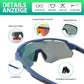 Gafas de ciclismo polarizadas con 4 lentes intercambiables ROCKBROS