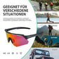 Gafas de ciclismo polarizadas con 4 lentes intercambiables ROCKBROS