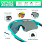 Gafas de ciclismo polarizadas con 4 lentes intercambiables ROCKBROS