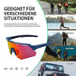 Gafas de ciclismo polarizadas con 4 lentes intercambiables ROCKBROS
