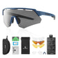 Gafas de ciclismo polarizadas con 4 lentes intercambiables ROCKBROS