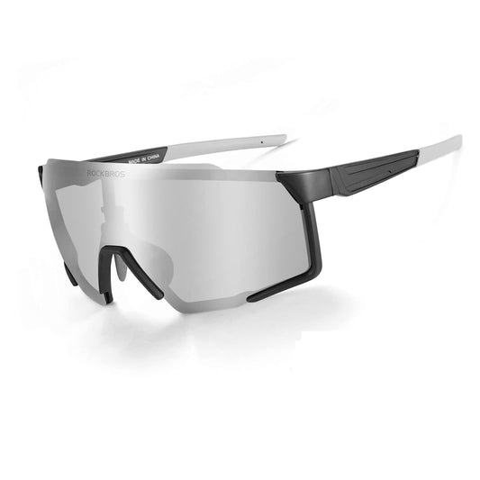 Gafas de sol polarizadas, gafas de ciclismo para deportes al aire libre, negras, ROCKBROS