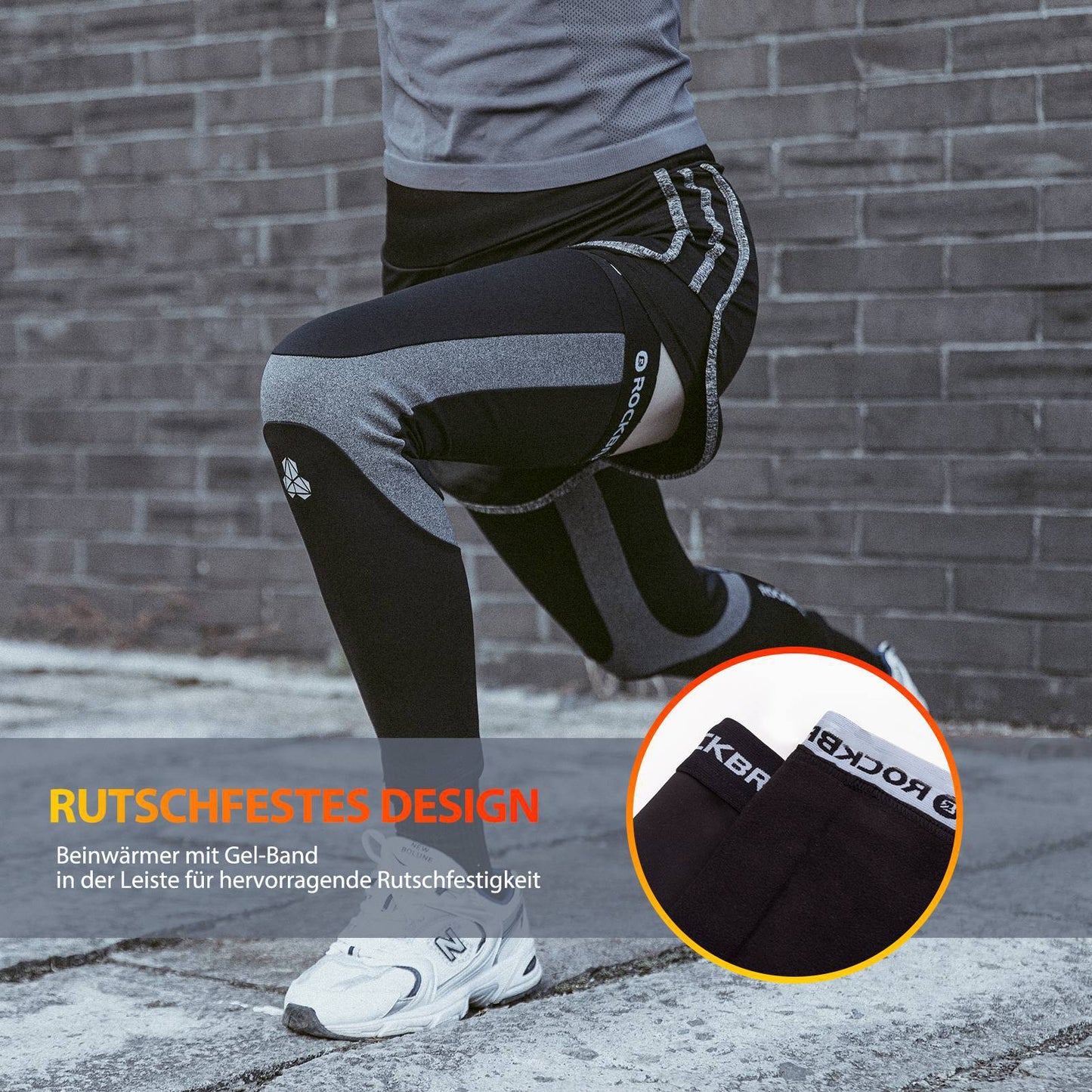 Calentadores de piernas de ciclismo, calentadores de piernas de invierno para mujeres y hombres, ROCKBROS