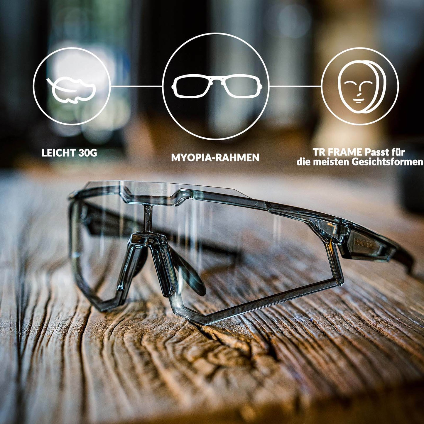 Gafas de sol, gafas de ciclismo, autofotográficas, para exteriores, protección UV400, ROCKBROS