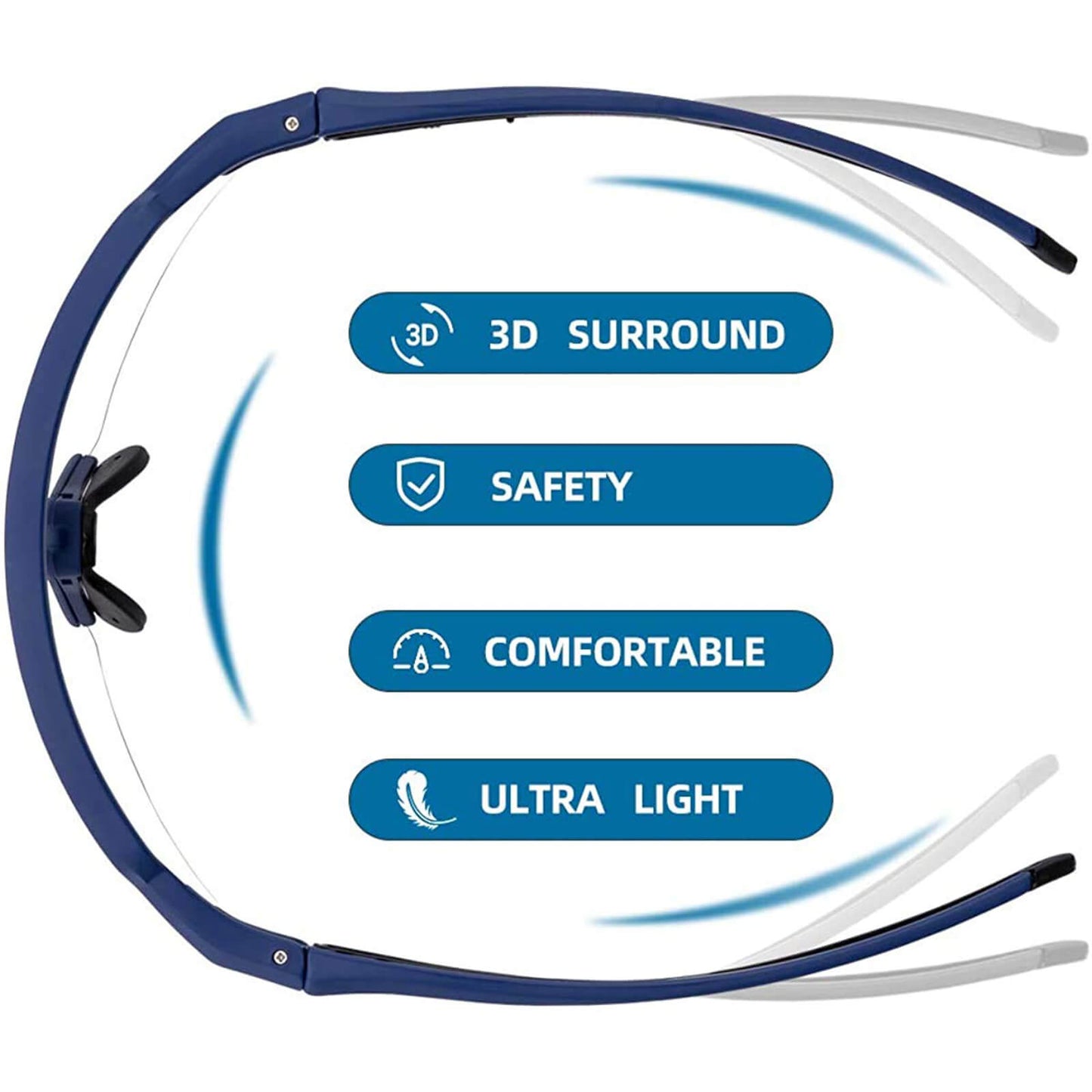 Gafas de sol para hombre y mujer, gafas de ciclismo con protección UV, ROCKBROS
