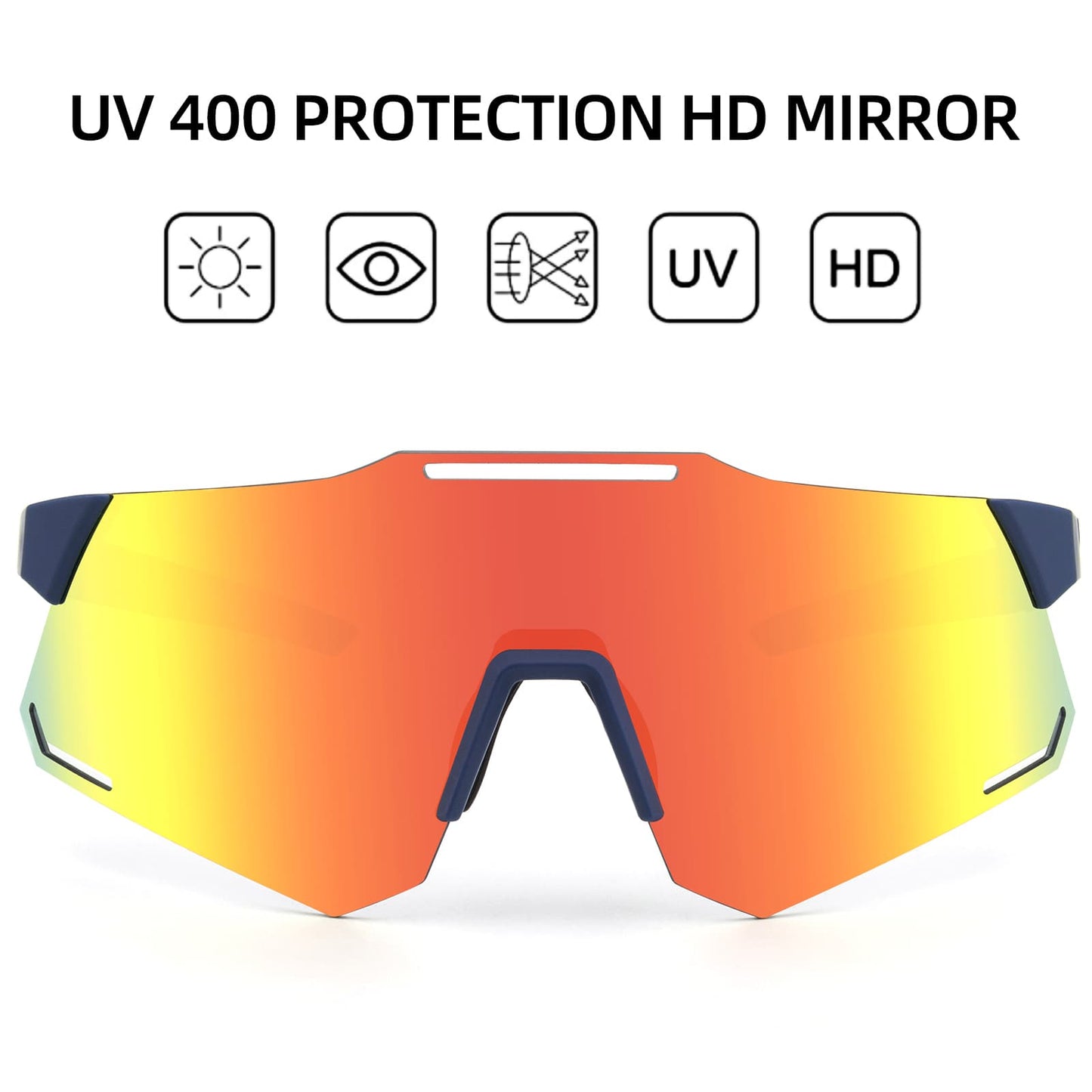 Gafas de sol con protección UV400 para ciclismo, para mujer y hombre, ROCKBROS