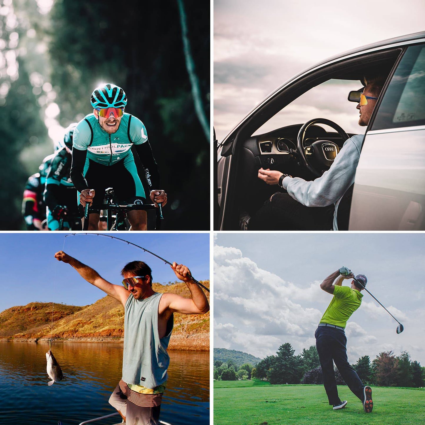 Gafas de sol con protección UV400 para ciclismo, para mujer y hombre, ROCKBROS
