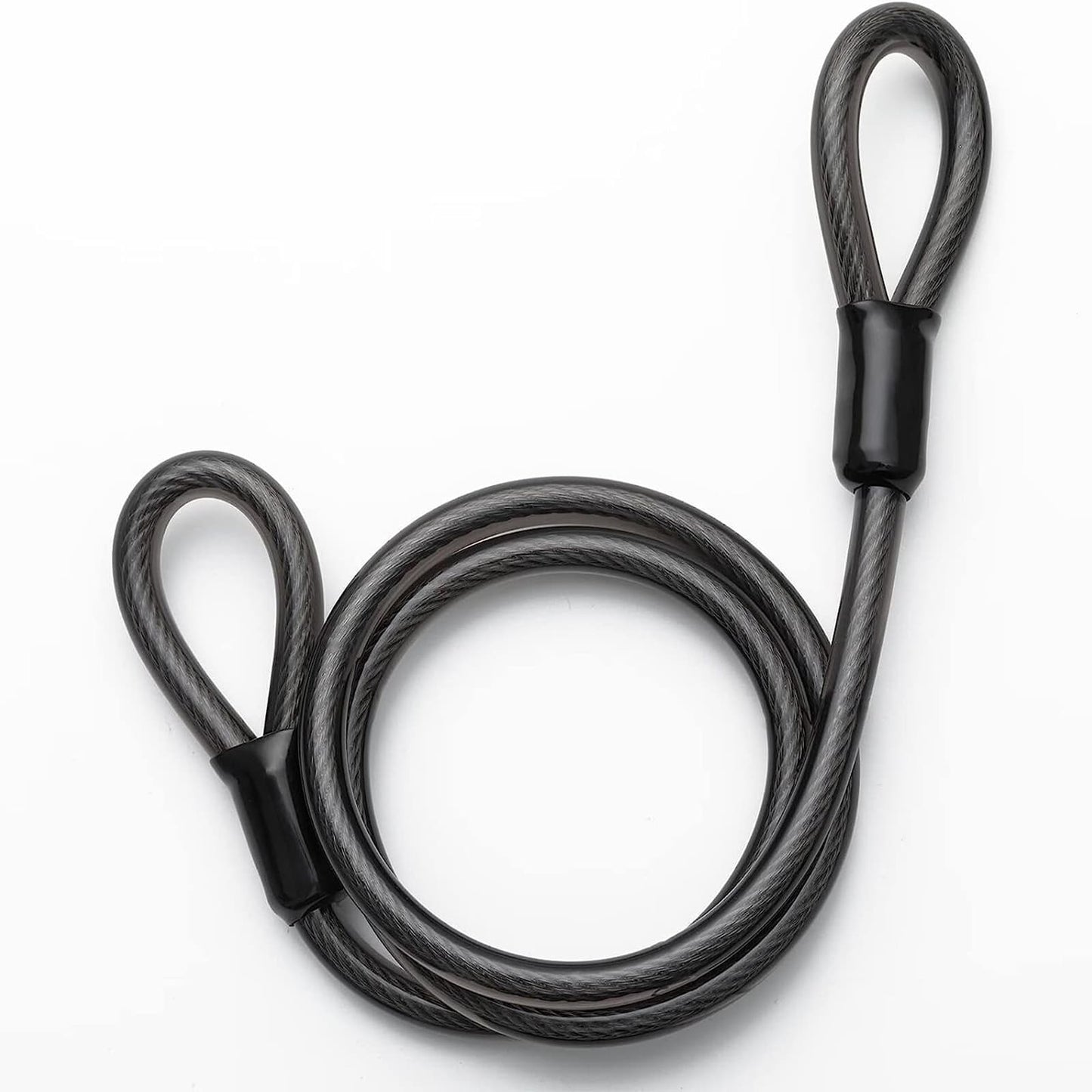 Cable de acero para candado de cable, 1,2 m, candado de bicicleta, negro, ROCKBROS