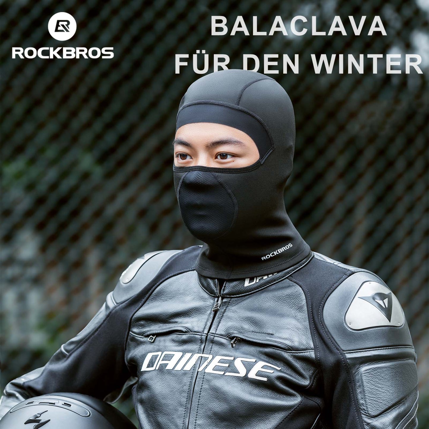 Pasamontañas, pasamontañas, pasamontañas otoño/invierno, mascarilla transpirable, ROCKBROS