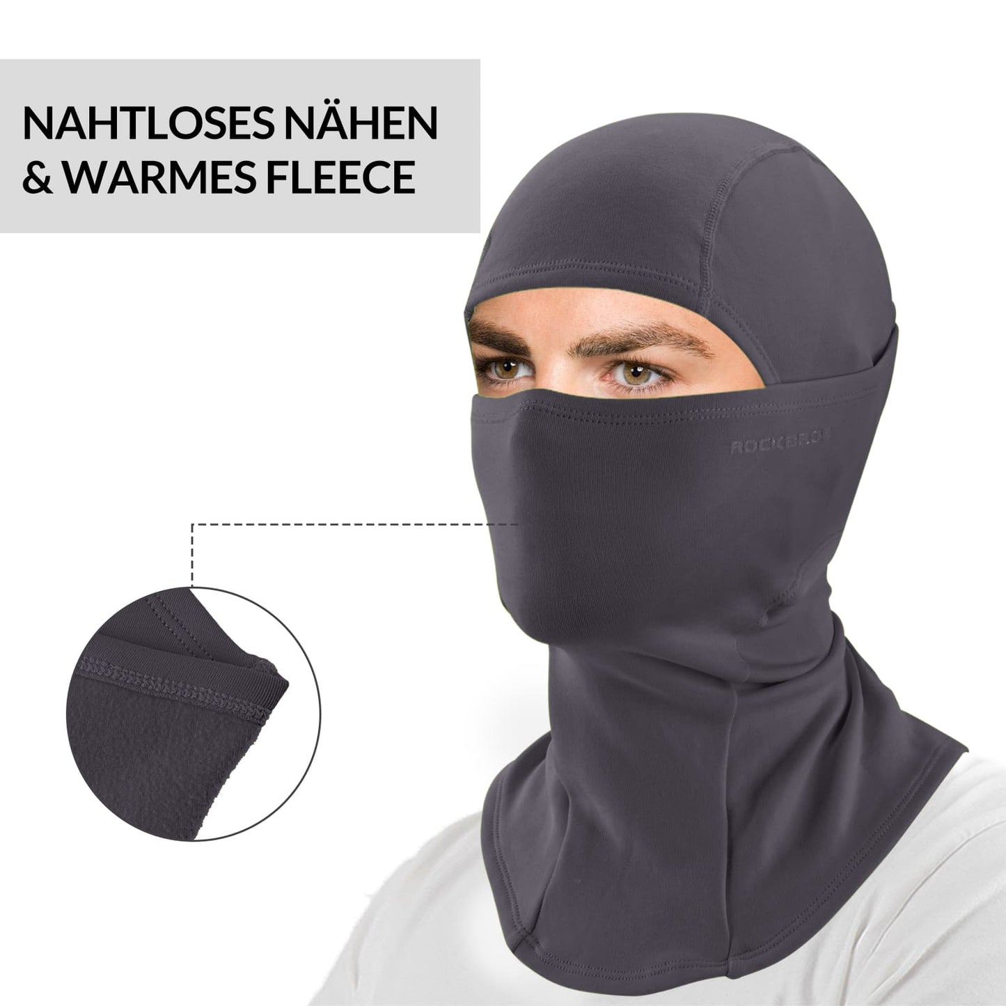 Pasamontañas unisex ROCKBROS (paquete de 2) Otoño/Invierno para deportes al aire libre