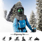ROCKBROS Pasamontañas Impermeable al Viento Bicicleta Full Face Máscara Facial para Ciclismo Esquí