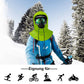 ROCKBROS Pasamontañas Impermeable al Viento Bicicleta Full Face Máscara Facial para Ciclismo Esquí