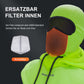 ROCKBROS Pasamontañas Impermeable al Viento Bicicleta Full Face Máscara Facial para Ciclismo Esquí