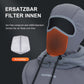 ROCKBROS Pasamontañas Impermeable al Viento Bicicleta Full Face Máscara Facial para Ciclismo Esquí