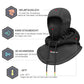 ROCKBROS Pasamontañas Impermeable al Viento Bicicleta Full Face Máscara Facial para Ciclismo Esquí