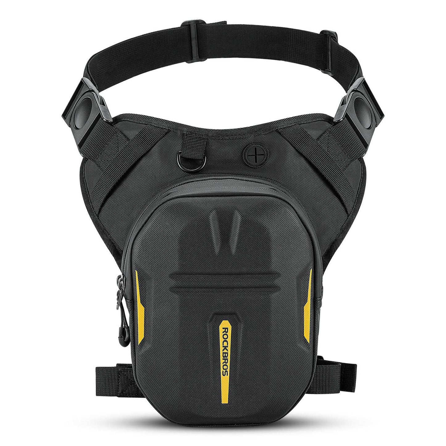 Bolsa de depósito con respaldo magnético, bolsa de pierna para motocicleta con correa para el hombro, ROCKBROS
