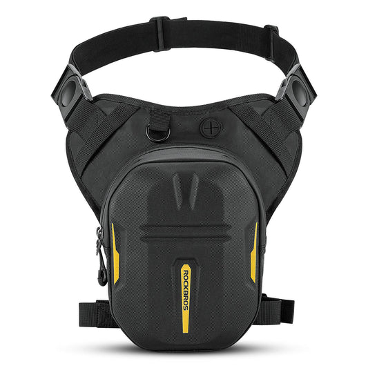 Bolsa de depósito con respaldo magnético, bolsa de pierna para motocicleta con correa para el hombro, ROCKBROS