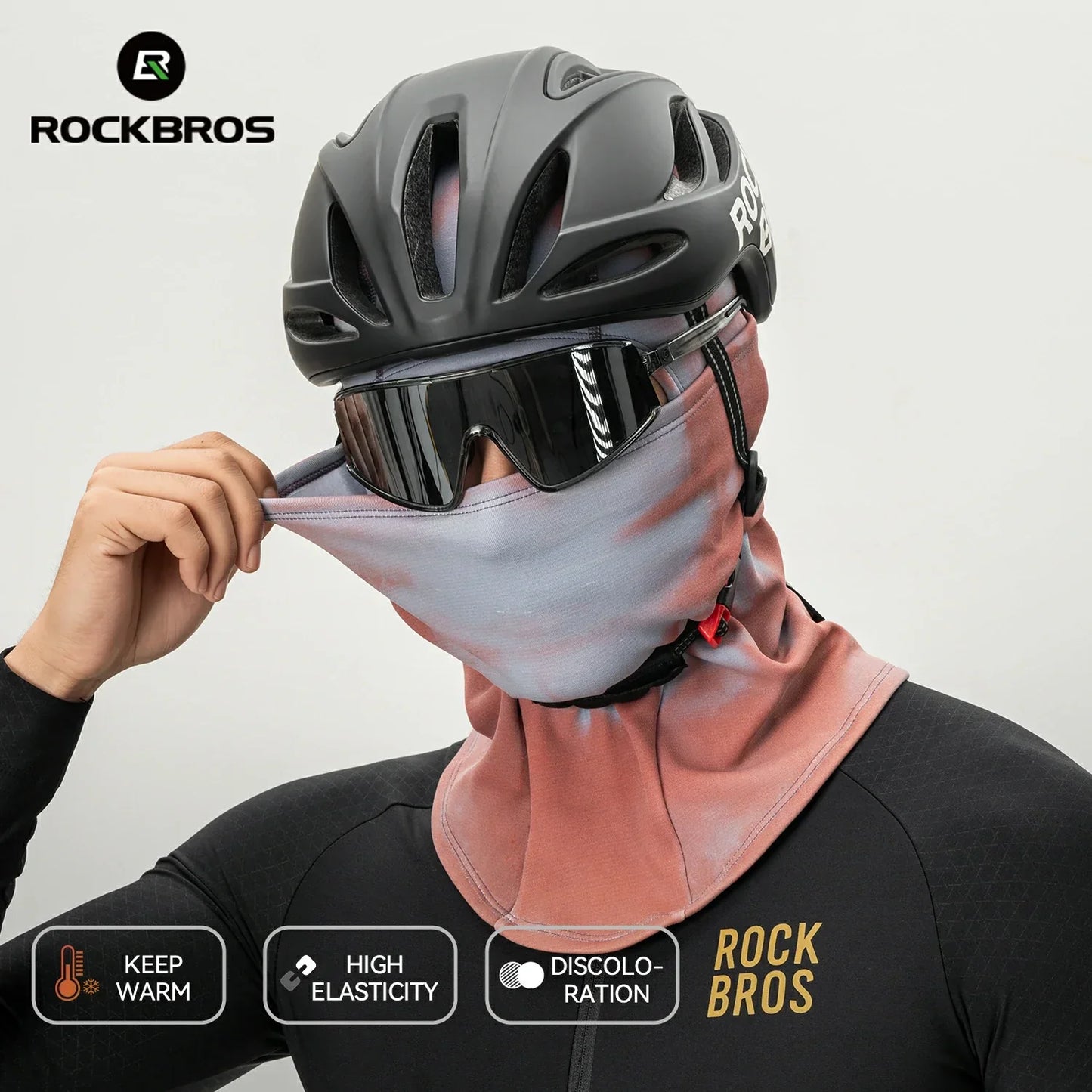 Pasamontañas de invierno termosensible Pasamontañas de forro polar ROCKBROS