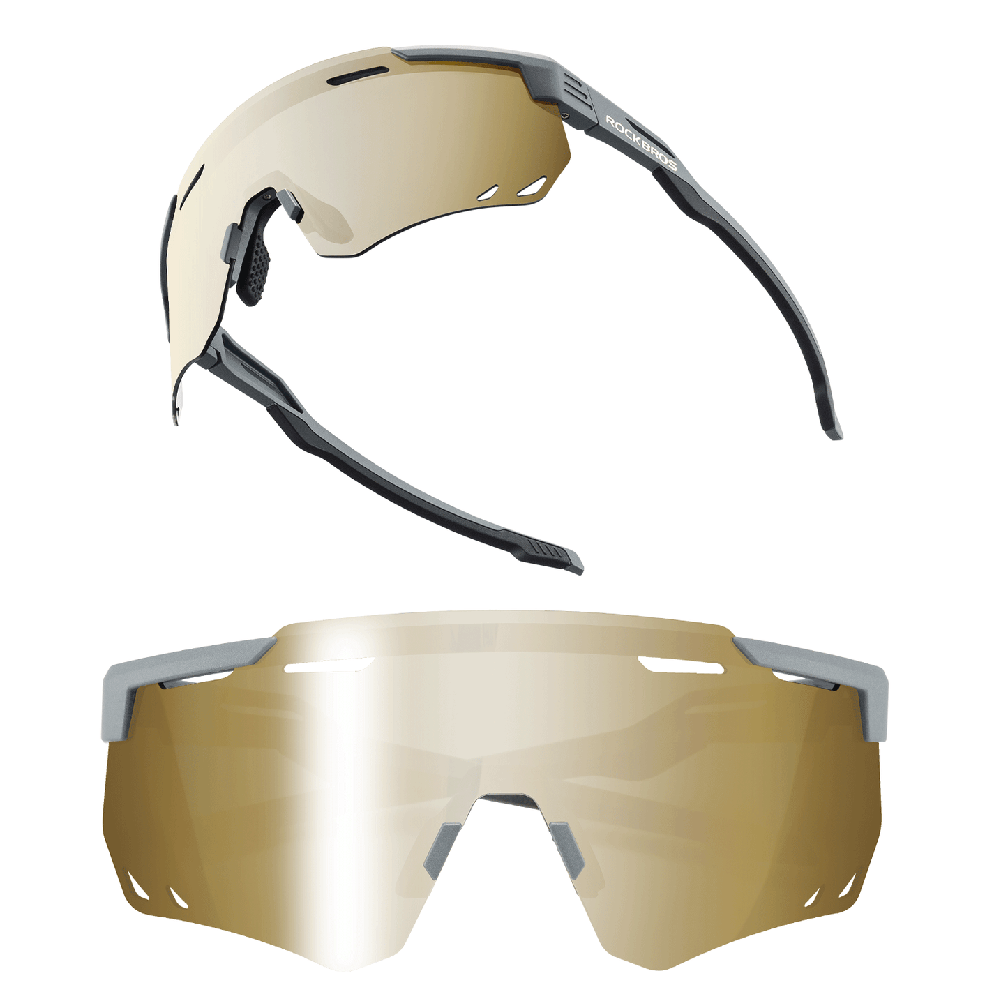 Gafas de ciclismo ultraligeras, gafas de sol polarizadas con protección UV400, ROCKBROS