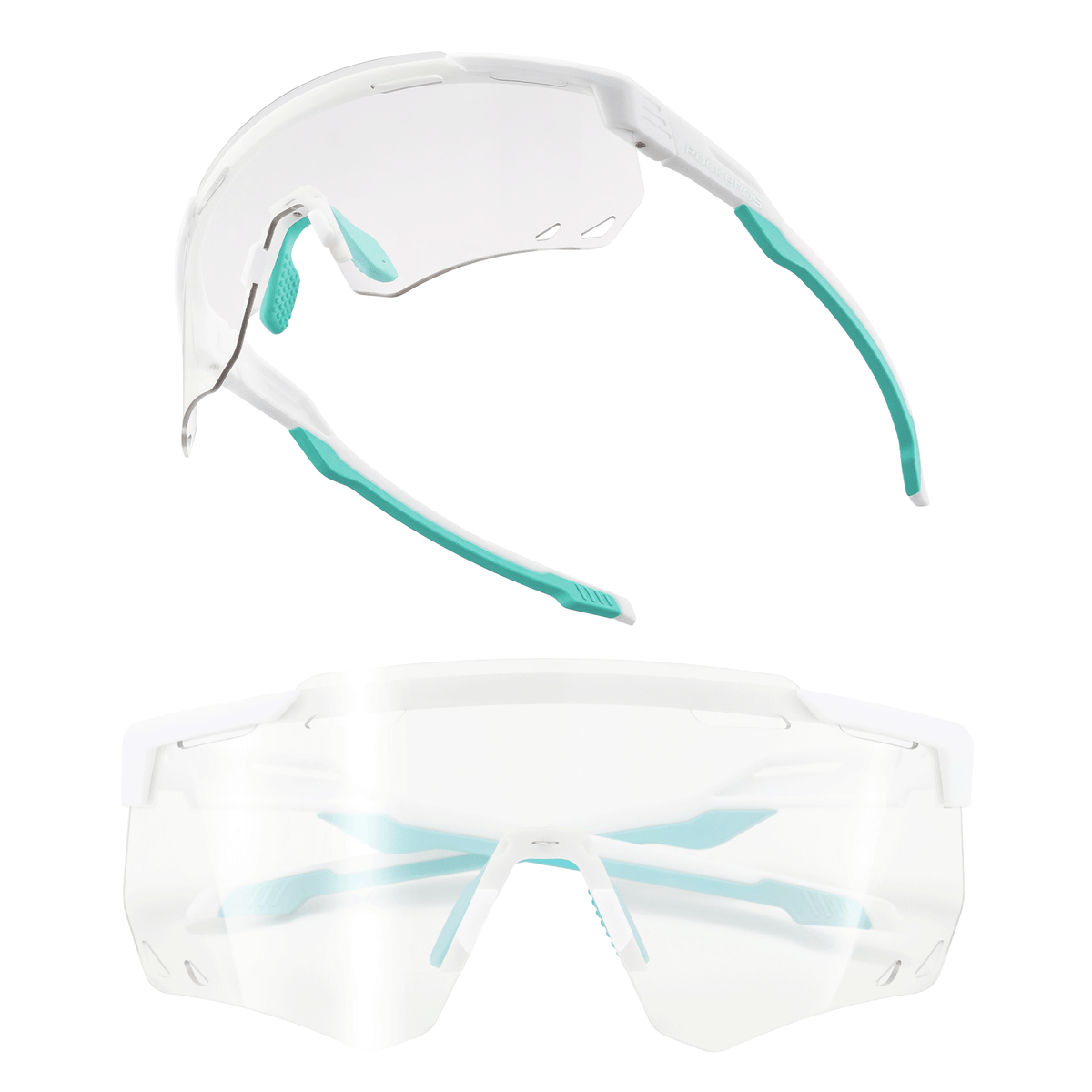 ROCKBROS Gafas de bicicleta ultraligeras y fotocromáticas (UV400)