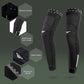 ROCKBROS Perneras Unisex Calentadores de Piernas Cortaviento Cálidas Negro S-4XL