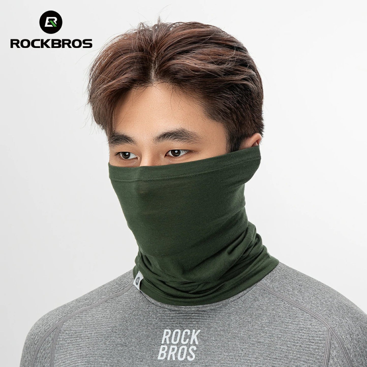 Pañuelo/bufanda de tubo de lana térmica de invierno ROCKBROS