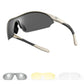 Gafas de sol deportivas ROCKBROS para ciclismo con 3 lentes UV400 intercambiables