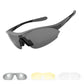 Gafas de sol deportivas ROCKBROS para ciclismo con 3 lentes UV400 intercambiables