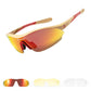Gafas de sol deportivas ROCKBROS para ciclismo con 3 lentes UV400 intercambiables