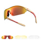 Gafas de sol deportivas ROCKBROS para ciclismo con 3 lentes UV400 intercambiables