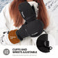 Qunature Guantes de esquí cálidos Guantes de snowboard impermeables XS-XL Mujeres/Hombres