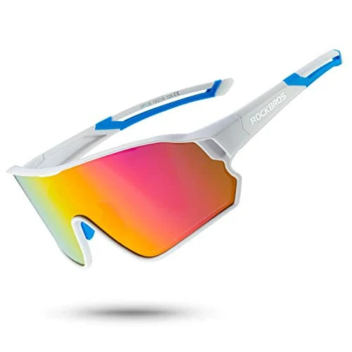 ROCKBROS Gafas de sol deportivas polarizadas para ciclistas (protección UV)