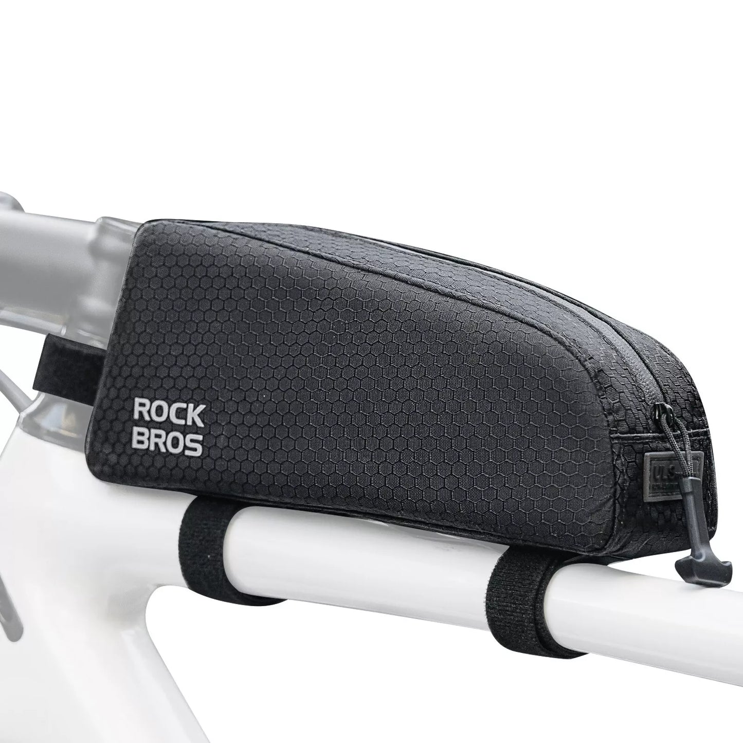 ROCKBROS Bolsa para bicicleta Bolsa impermeable para cuadro Bolsa triangular extraíble 0,9 L