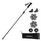 Bastones de trekking Qunature bastones de senderismo 7075 aluminio 130cm