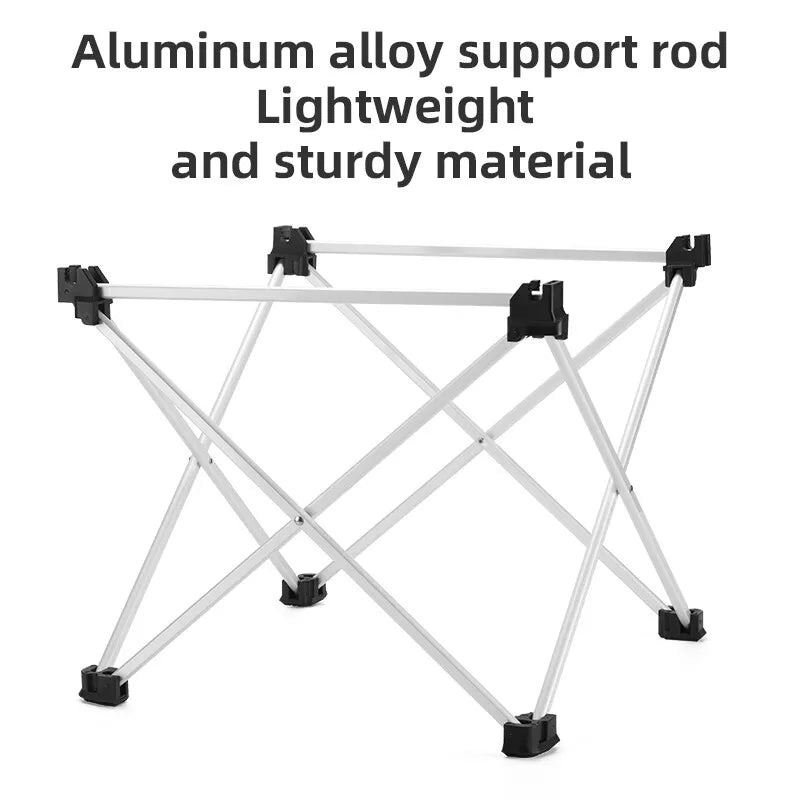 Mesa de camping Quunature, mesa plegable de aluminio con bolsa 600D, mesa de picnic de hasta 15KG