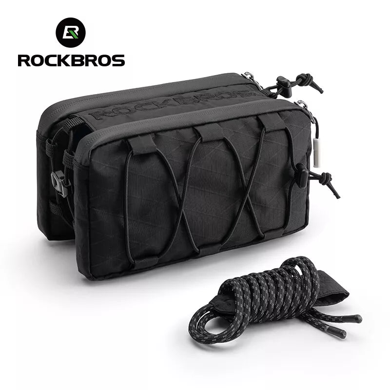 ROCKBROS 1L bicicleta doble cuadro bolsa tubo superior frontal 5 colores para bicicleta de carretera MTB