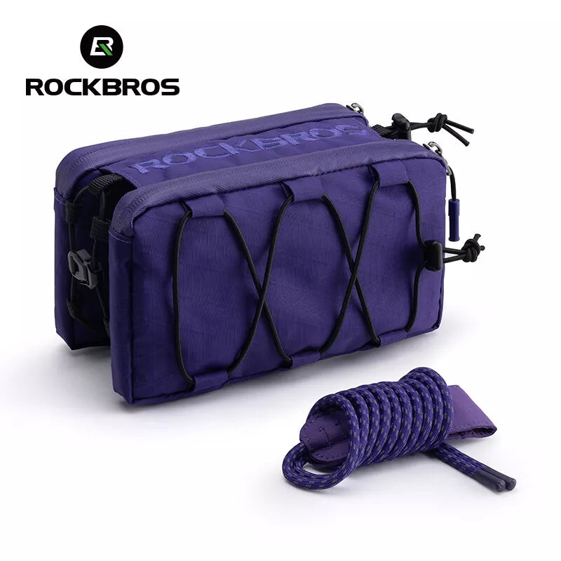 ROCKBROS 1L bicicleta doble cuadro bolsa tubo superior frontal 5 colores para bicicleta de carretera MTB