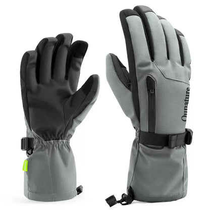 Qunature Guantes de Invierno para Esquí/Nieve a Prueba de Viento para Bicicleta/Motocicleta XS-XL