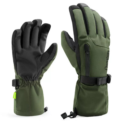 Qunature Guantes de Invierno para Esquí/Nieve a Prueba de Viento para Bicicleta/Motocicleta XS-XL