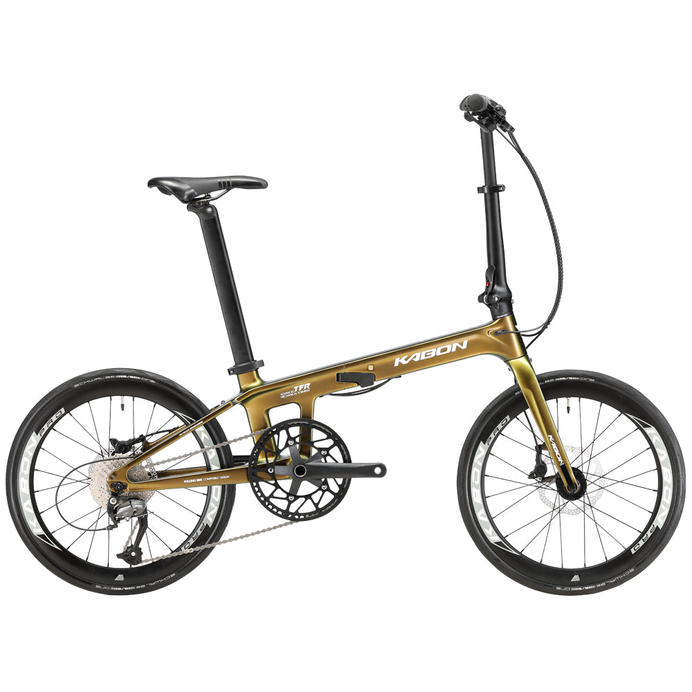KABON Ciudad Bicicleta plegable de carbono 20 pulgadas Shimano ALTUS 9 Velocidades