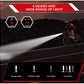 ROCKBROS Luz delantera LED para bicicleta recargable por USB 400 lúmenes impermeable IPX6 con 4 modos