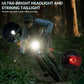 ROCKBROS Juego de Luces para Bicicleta 200M Iluminación StVZO Luz Trasera LED IPX5