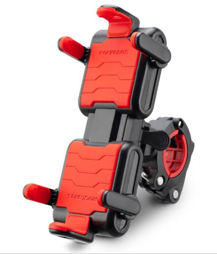 Soporte para teléfono móvil de bicicleta ROCKBROS soporte para motocicleta manillar 360 ° teléfono inteligente universal